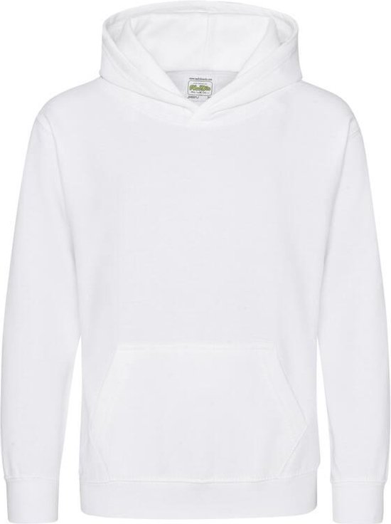 Just Hoods Kids Hoodie Arctic White Maat 5/6 (S)