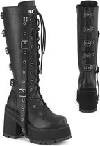 DemoniaCult - ASSAULT-218 Plateau Laarzen - US 6 - 36 Shoes - Zwart