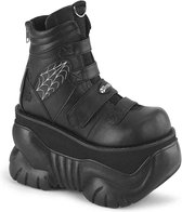 DemoniaCult - BOXER-70 Plateau Laarzen - US 7 - 39 Shoes - Zwart