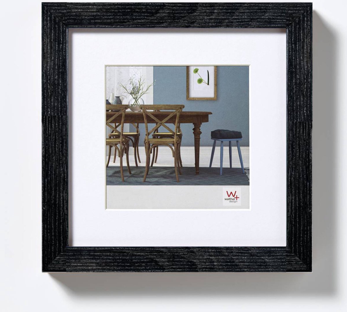 Walther Fiorito - MDF Houten lijst - Fotoformaat 20x20 cm - Donkergrijs
