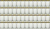 Set van 24 voorraadpotten met schroefdeksel, dekselkleur, goud, inhoud 107 ml, ronde potten, jampotten, honing, glazen, portiepotten, probeerglazen, imkers