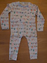 Kerst Pyjama - rendier - kerstman - kerstkleding - baby kerst pakje - maat 74