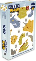 Puzzel Dinosaurus - Patronen - Jongens - Dino - Kinderen - Legpuzzel - Puzzel 1000 stukjes volwassenen