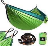 campinghangmat, ultralicht, draagvermogen 300 kg, ademend, sneldrogend parachute-nylon, voor binnen en buiten, tuin