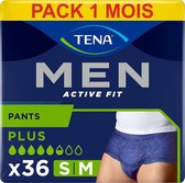 TENA Active Fit Incontinentie absorberend wegwerpondergoed voor middelzware tot sterke urinelekkage, maat M - 36 ondergoed (4 x 9)