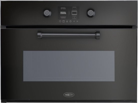 Foto: Boretti mlbc45zw bakoven magnetron 45cm 18 functies 40l tft knob control zw