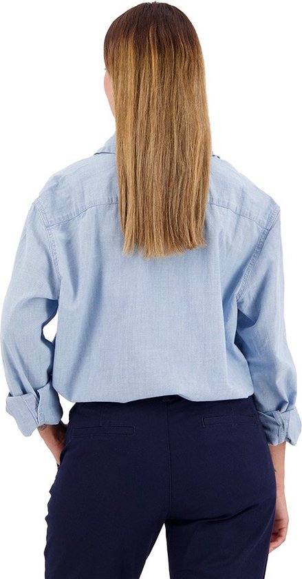 Chemise Dockers Original Manche Longue Blauw XS Femme