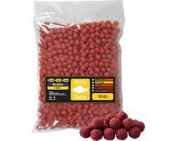 Tasty Baits -Aardbei - Boilies - 20 mm - 10 kg - Rood Karper Aas -Karper Lokvoer - Karpervissen