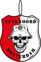 FR.KZK Feyenoord Rotterdam - PENDENTIF PARFUM DE VOITURE - CRÂNE (Cadeau de Noël / Sinterklaas)