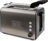 ALLGoods. Broodrooster met Tostiklemmen - Tosti Apparaat 900 Watt – Toaster 240 Volt – Zwart/Grijs