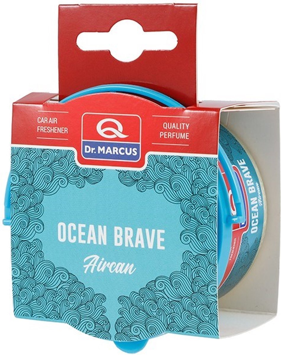 Goedkoopste Dr. Marcus Aircan Ocean Brave luchtverfrisser met neutrafresh technologie - Autogeurtje voor in de auto, thuis of kantoor - Tot 60 dagen geurverspreiding 40 gram