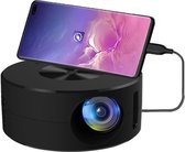 Bol.com Mini beamer - Mini projector - Mini beamer smartphone - Zwart aanbieding