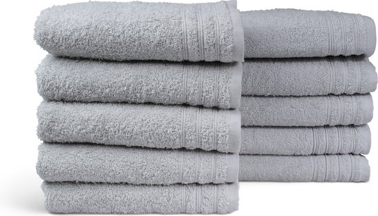 Handdoek Home Collectie - 10 stuks - 50x100 - licht grijs