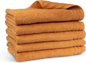 Handdoek Home Collectie - 5 stuks - 70x140 - oker geel