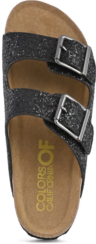 Kleuren Van Californië Bio Glitter Metalen Slippers Met Gepen - Streetwear - Vrouwen