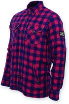 Bores Lumberjack Premium Jacke Hemd in Holzfäller Optik Red/Blue-L