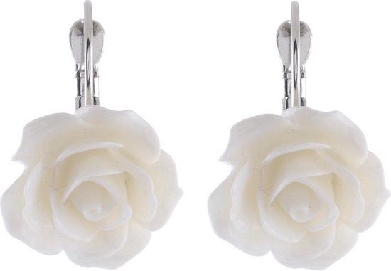 Boucles d'oreilles Behave avec rose