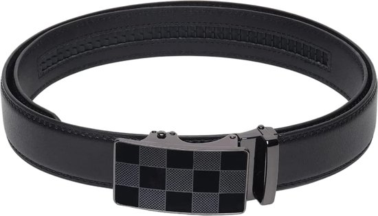 Echt Lederen Heren Ratel Riem Riemen Voor Mannen Verstelbare Automatische Gesp