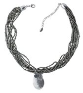Behave - Ketting met fijne kraaltjes en hanger - Romantische boho-look