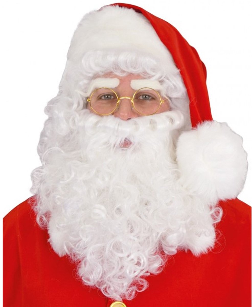 Kerstman Pruik en baard.