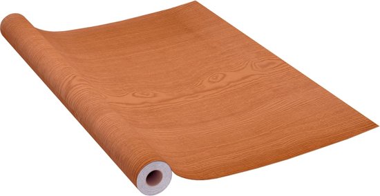 Feuille de meuble autocollante 500x90 cm PVC couleur chêne clair