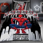 Protège Housse de Couette SpiderMan - Lits Jumeaux - 240 x 220 cm - Polycoton