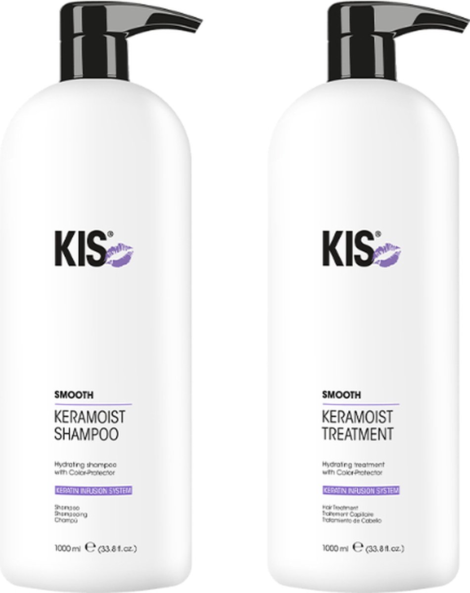 Kis Keramoist duo shampoo en treatment 1L | Extra voordelig