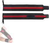 Livano Wrist Wraps - Lifting Straps - Crossfit Grips - Polsband - Krachttraining - Fitness - Deadlift - Zwart