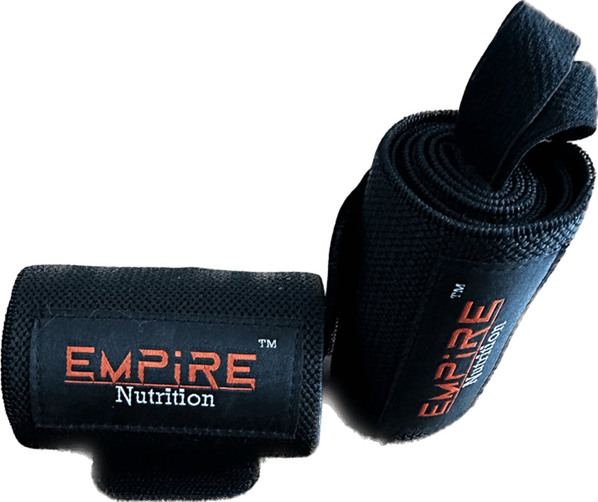 Empire™ Nutrition - Wrist Wraps - Fitness - Premium Polssteun - powerlifting - crossfit - krachttraining - met klittenband