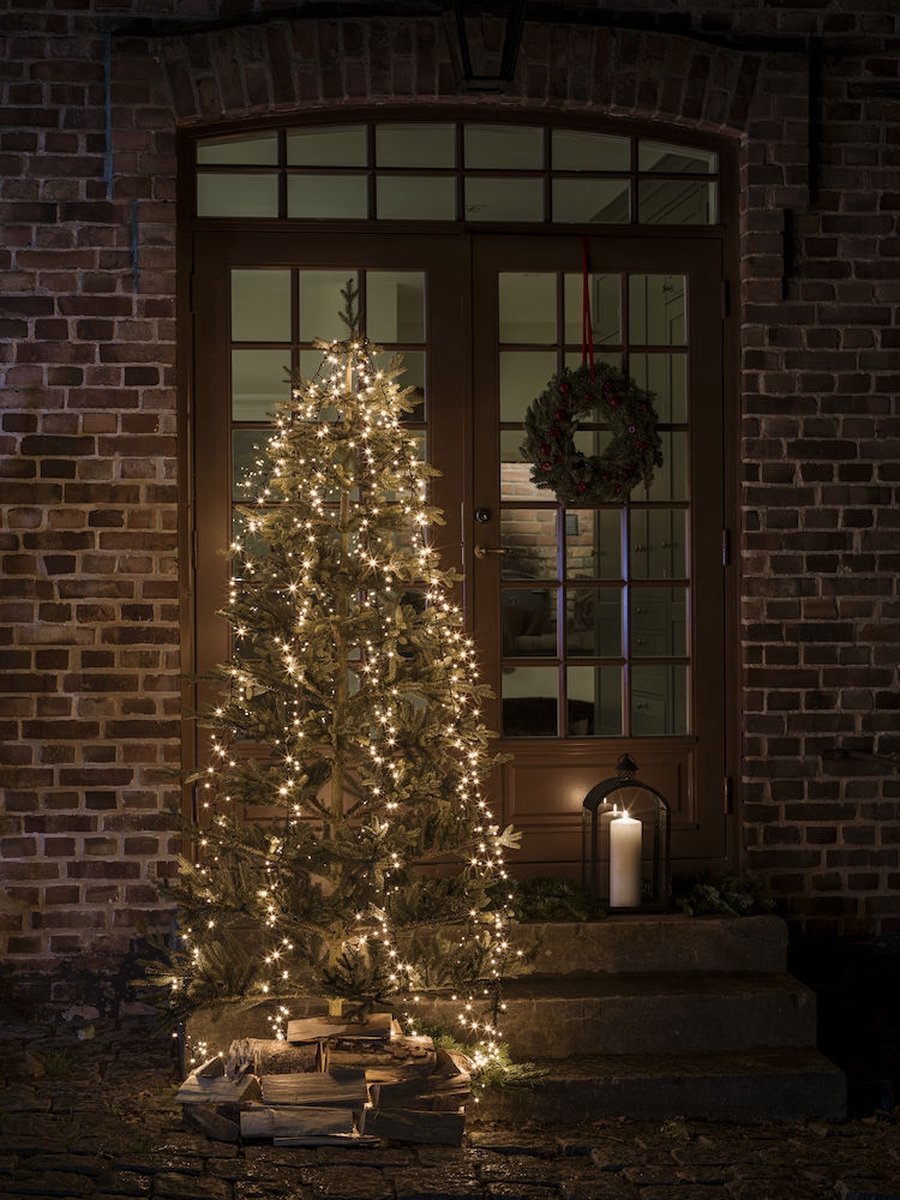 Konstsmide kerstverlichting - LED boommantel voor buiten met 660 frosted LEDs - zeer warm wit 7,40 meter