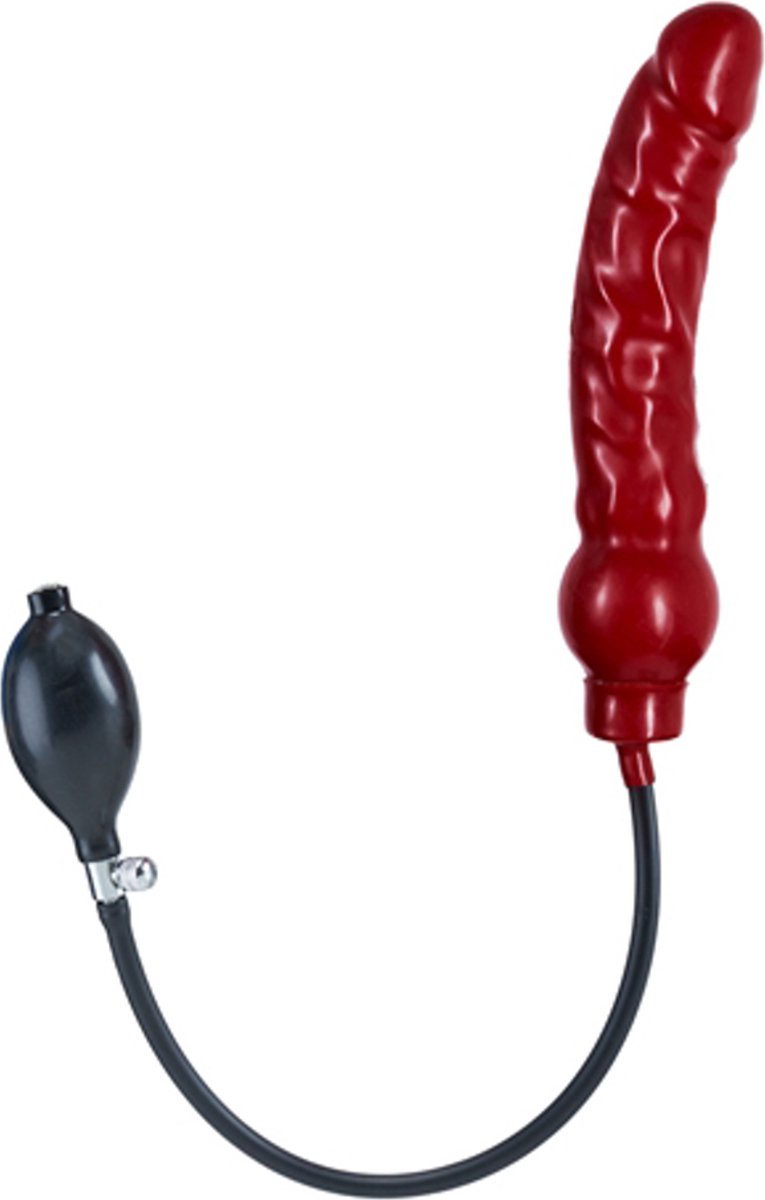 Opblaasbare dildo - rood xl
