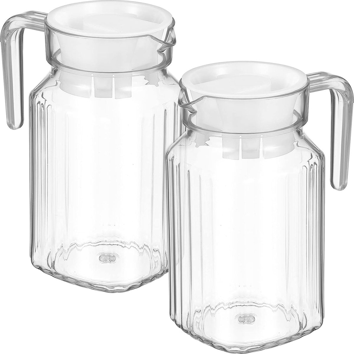 Honneeo Carafe 2 Litre Pichet Pichet De Réfrigérateur Pichet à Thé Pichet D'eau Chaud Froid