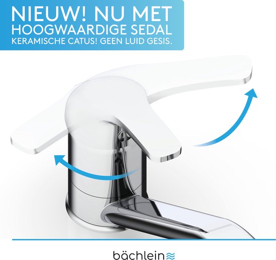 Tres Keukenkraan Top | Opbouw | 360° Draaibaar | Mengkraan | 1-hendel | Vierkant | Chroom