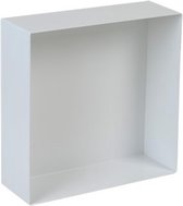 Plieger Inbox - Inbouwnis - Opbouwnis - RVS - 30 x 30 x 10 cm - Wit