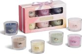 Geurkaarsen set - scented candles, aroma candles, candle gift set 6psc