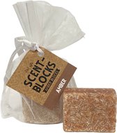 Soap & Gifts 2 Geurblokjes in organza zakje Amber