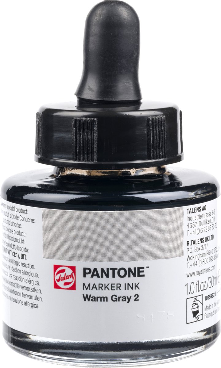 Talens | Pantone marker inkt 30 ml Warm Gray 2