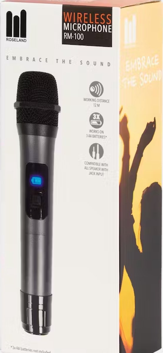 Draadloze Microfoon - Professioneel - Geschikt Voor Meeste JBL Speakers - Wireless - 3.5mm - 6.3mm - Headphone Jack - Muziek - Karaoke - Feest - Event - Plug And Play - Streamen - Zingen - Entertainment - Muziekapparatuur - Publiek - Kerst