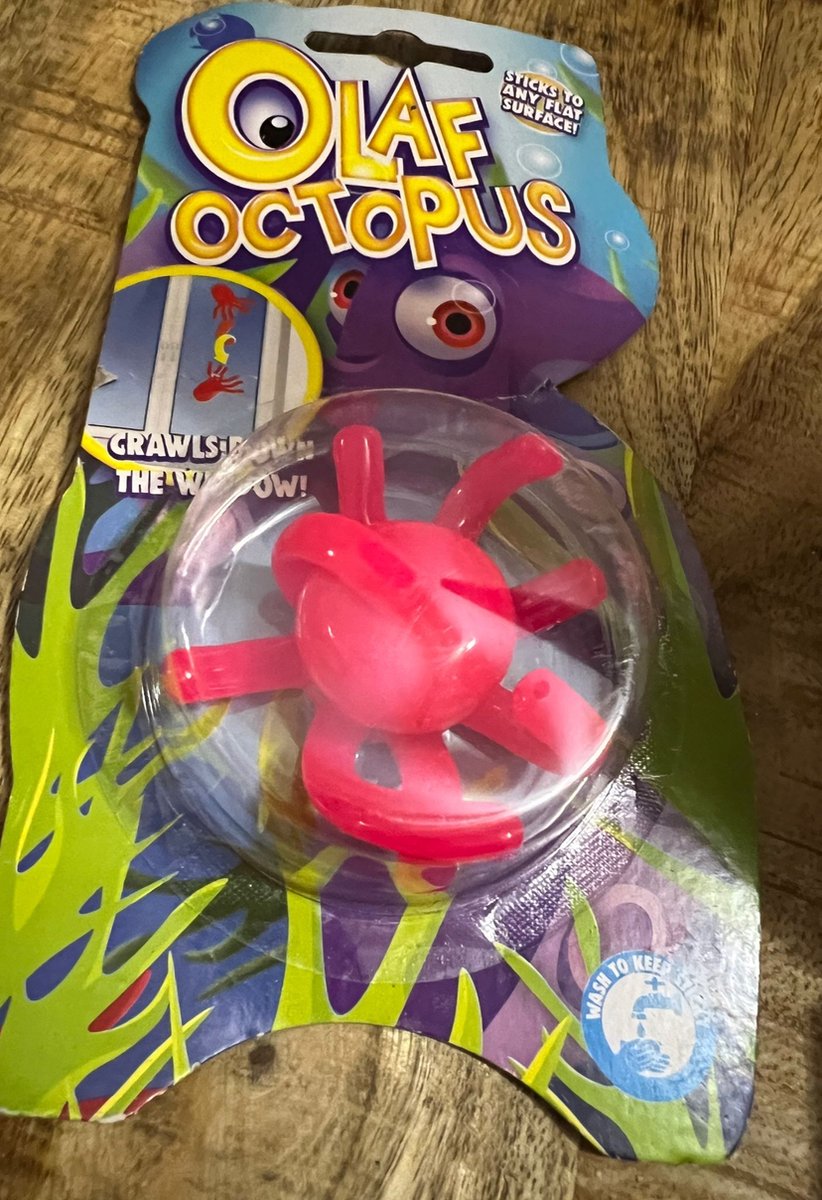 Raamklever sticky Olaf Octopus (1 stuk)