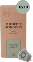 Nespresso cups - De Koffiejongens - Lungo Extra Forte - 100% biologisch afbreekbaar - 60 koffiecups - 100% Nespresso compatible