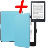 Étui adapté pour Kobo Nia Case Bookcase Cover Case avec protecteur d'écran - Kobo Nia Sleepcover - Blauw clair