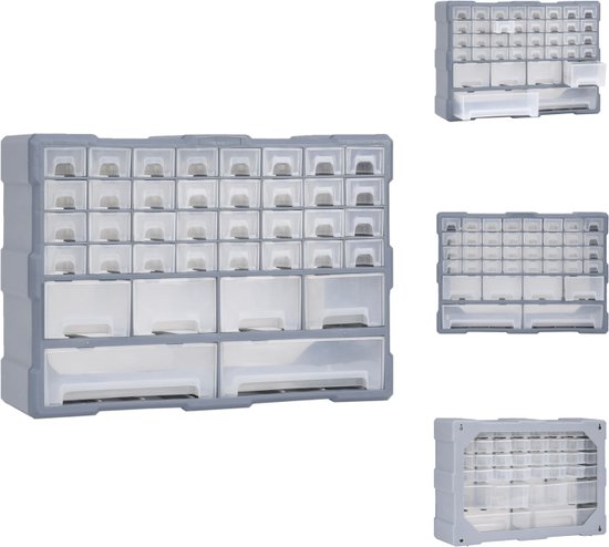 Organiser met 22 lades 49x16x25,5 cm