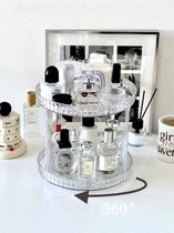 lux Make Up Organizer - 360º Draaibaar - Skincare Organizer - Organizer Make Up - Organizer Parfume Transparant