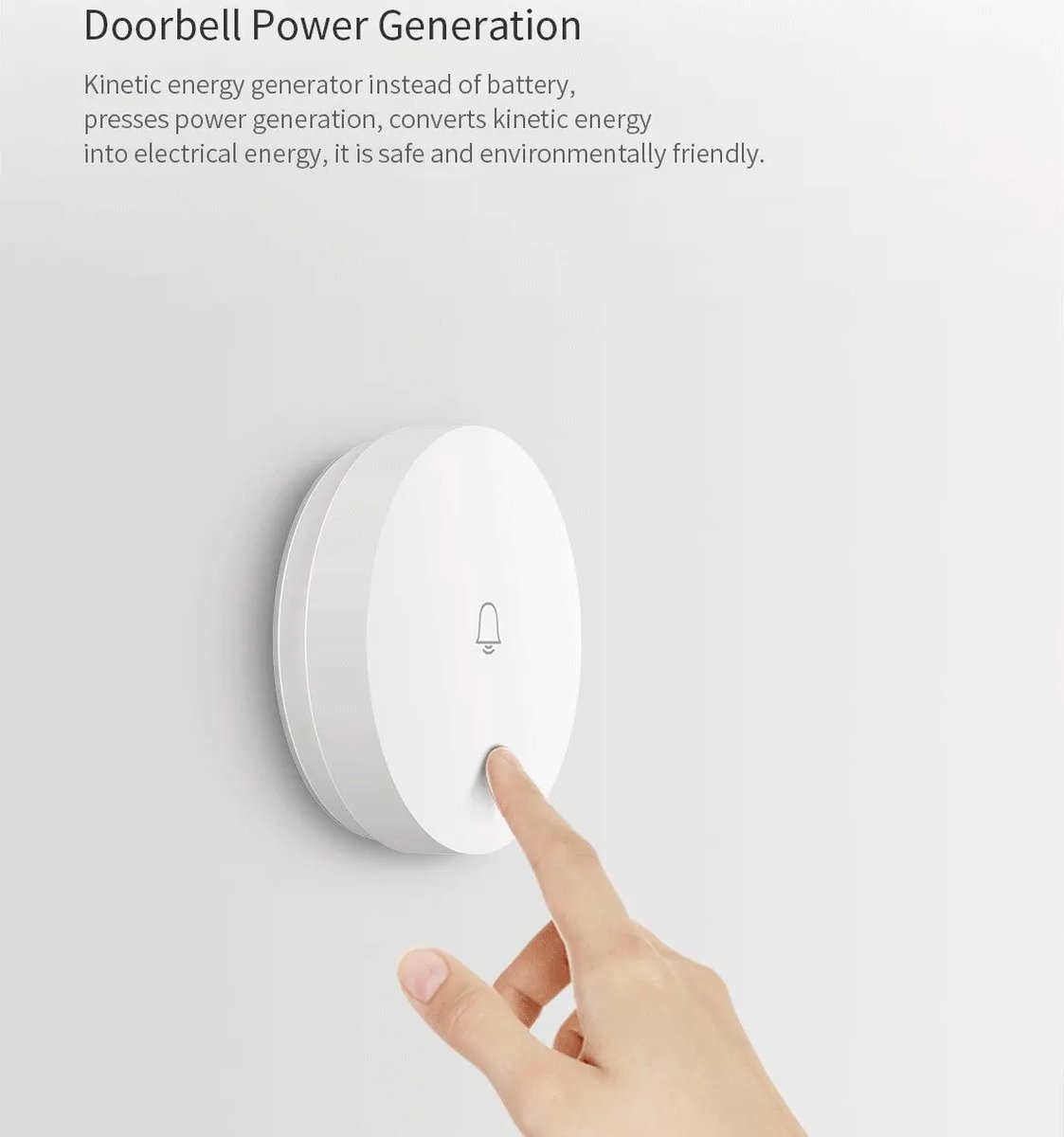 AFINTEK G6LW Videodeurbel Zonder Batterijen met App - afbeelding 2