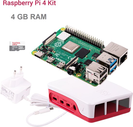 Kit boitier aluminium avec 2 ventilateurs pour Raspberry PI4