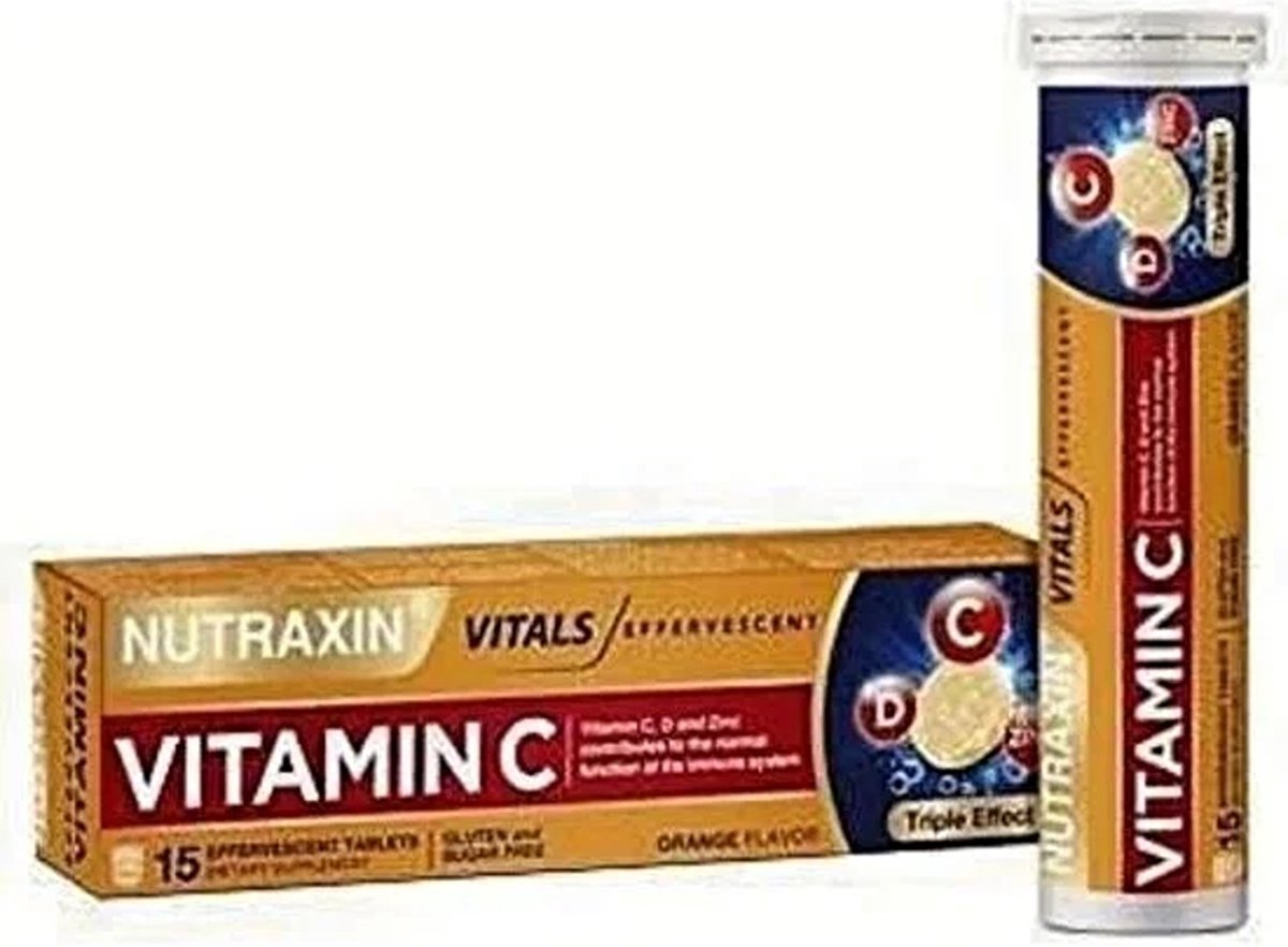 Goedkoopste Nutraxin Vitamine C D-Zink 15 x Bruistablet