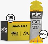 Science in Sport - SiS Go Isotonic Energygel - Gel Énergie - Isotone Sportgel - Goût Ananas - 15 x 60 ml