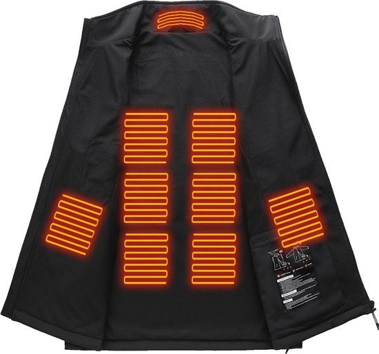 Livano Elektrische Bodywarmer - Oplaadbaar Verwarmde Bodywarmer - Jas - Heated Vest - Heren - Maat L - Groen