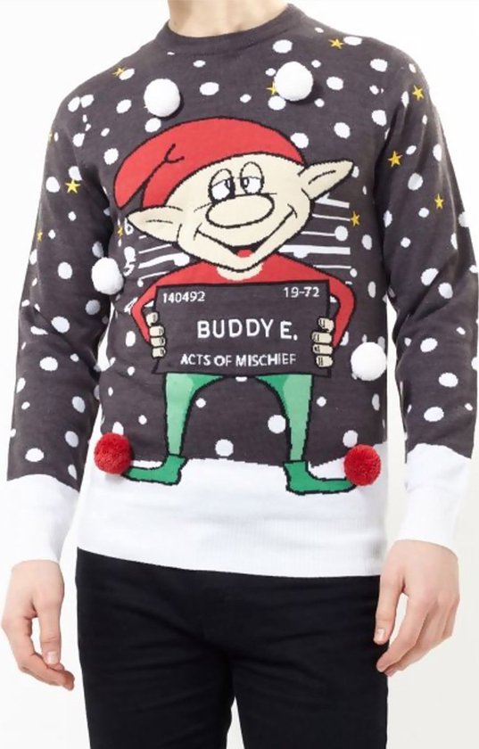 Kersttrui Buddy E. - Heren
