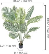 Empire's Product Kunstmatige Hoge Plant - Veilig PE Materiaal - Anti-Tip Tilt Bescherming - Onderhoudsarme Plant Voor Thuis - Type 3